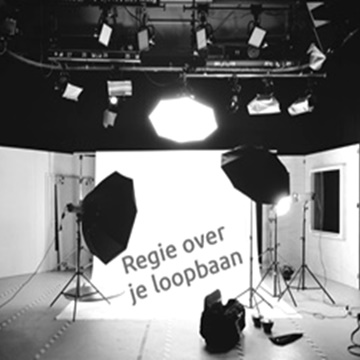 Fotoshoot met tekst Regie over je loopbaan